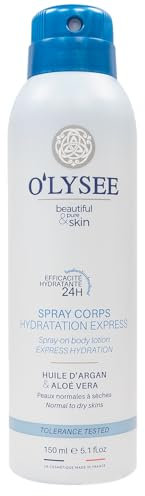 O'LYSEE - Brume de Lait Corporel - Hydratation Express - Quotidien - Pour Peaux Normales à Sèches - Spray Corps -150 ml
