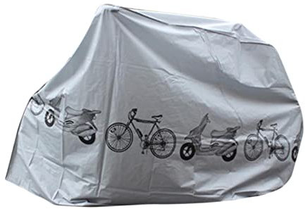 Universal Outdoor Waterproof Bike Cover Bicycle Cycle Rain Dust Storage 1PCS Computer Cover for Laptops (Clear, One Size)
