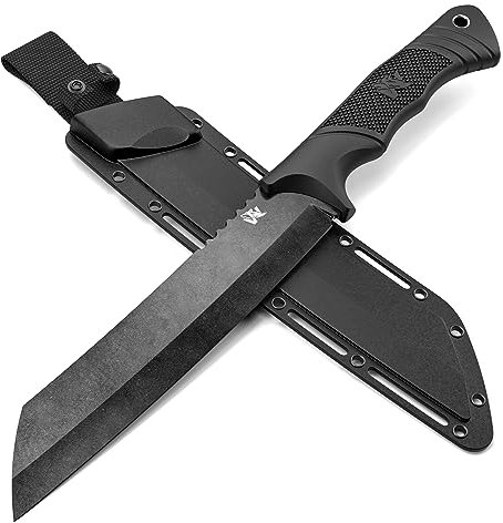 ODENWOLF W Machete - Machete Survival - Machete scharf echt aus D2 Stahl - Großes Buschmesser geeignet für jegliche Bushcraft & Outdoor Aktivitäten - Machete Garten auch geeignet für Gartenarbeit