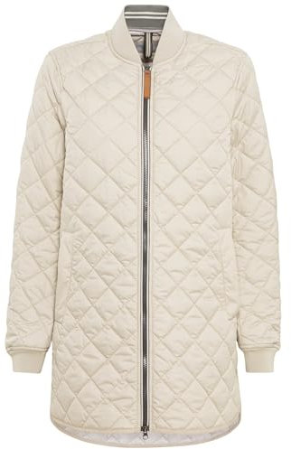 camel active Damen Steppmantel aus recyceltem Polyester Sand, womenswear-44