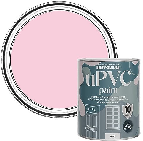 Rust-Oleum Pink uPVC Door and Window Paint in Matt Finish - My Husband Said No 750ml