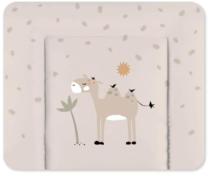 Julius Zöllner skötmatta Softy 65 x 75 cm – skötunderlägg – vattentätt och avtorkningsbart – Made in Germany – Oeko-Tex Standard 100 – savan-beige