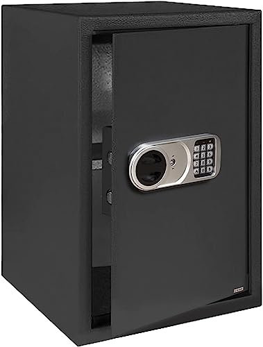 KARAT Caja fuerte ignífuga resistente al agua para el hogar, hotel y funcionamiento con cerradura de combinación o llave, caja fuerte de pared, caja fuerte para muebles, caja fuerte para hotel, caja