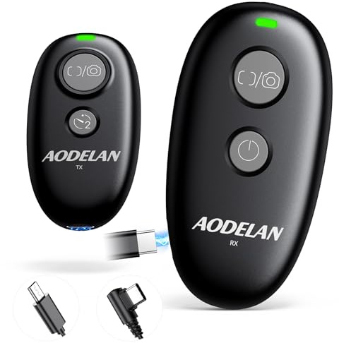 Upgraded USB-C Rechargeable Wireless Camera Remote Control Shutter Release for Sony A7 III, A6000, A6400, A6700, A7R IV, A7R III, A7C II, ZV-E10 II, ZV-E1, ZV-1, A6600, A6100, RX100 VII, RX10 IV, A9