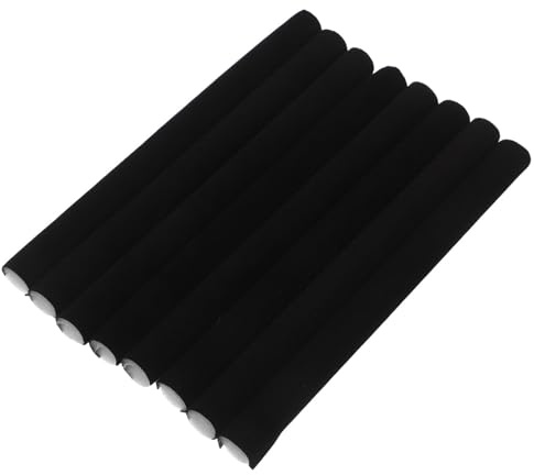 Toyvian 8 Pezzi Divisori in Spugna Flessibile Neri 20 Cm per Portagioie, Inserti Organizer per Cassetti Portaorecchini e Collane, Accessori per Organizzazione Gioielli da Casa e