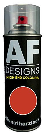 Alex Flittner Designs - Vernice spray in resina per guerrieri arancione, macchina da cantiere