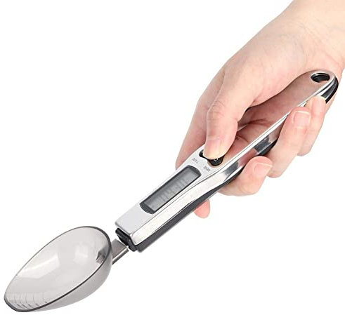 Cucchiaio Bilancia,con display LCD Bilancia di misurazione digitale Bilancia a cucchiaio 500G / 0,1G Cucchiaio Bilancia a cucchiaio Pesatura Cucchiaio elettronico, Cucchiaio PER Bilancia Digitale,