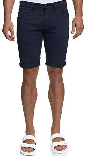 Indicode Hommes Villeurbanne Jeans Shorts | Pantalon Court en Jean à 5 Poches