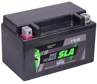 intAct - AGM MOTORRADBATTERIE | Batterie für Roller, Motorrad, Quad. Wartungsfreier & auslaufsicherer Akku | SLA12-10Z-S, CTZ10-S, 12V Batterie, 8,5 AH (c20), 140 A (EN) | Maße: 150x87x94mm