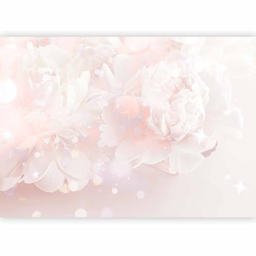 murando Papier peint intissé Fleur 300x210 cm Décoration Murale XXL Poster Tableaux Muraux Tapisserie Photo Pivoines Nature rose b-A-10193-a-a