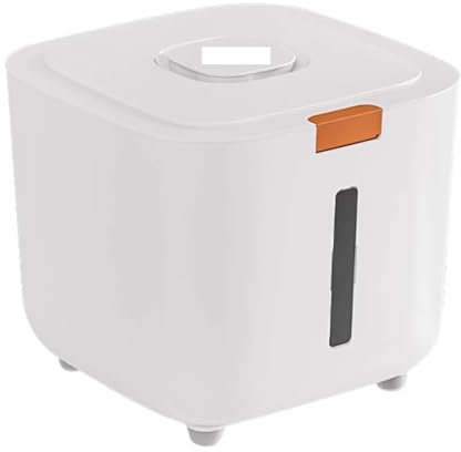 Flingdispenser Flingbehållare Lufttät Risförvaringsbehållare Risdispenser Spannmålsbehållare För Rismjöl Korn Sojaböna Livsmedelsdispenser Matbehållare(10kg)
