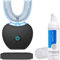 Cepillo de dientes ultrasónico, Cepillo de dientes automático, blanqueamiento dental sónico con temporizador, cepillo de dientes eléctrico ultrasónico de 360° para adultos (Black, 1)