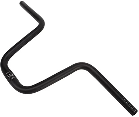 Masyrt Manillar de bicicleta, 25,4 mm de diámetro, 580 mm, aleación de aluminio, plegable, bicicleta de montaña (210 mm de altura)