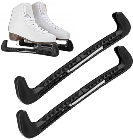 ZORVYN 1 pare Protectores de Cuchillas de Hockey Deportivo, Protectores de Cuchillas para Patines de Hielo, Cubierta de plástico con Protector de Patinaje sobre Hielo de Primavera