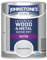 Johnstone's - Wood & Metal Paint - Satin Finish - Moonlit Sky - 750ml - Water Based - Non Drip & Quick Drying - Radiator Paint - Low Odour - Dry in 1-2 Hours - 8m2 Coverage per Litre