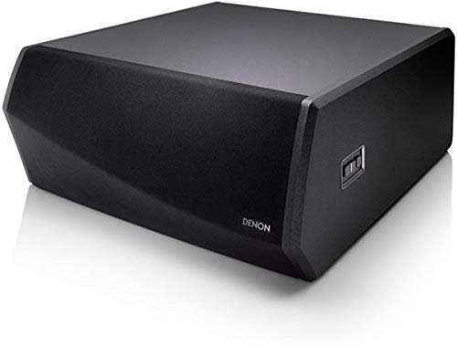 Denon DSW-1H kabelloser Subwoofer mit HEOS Built-in, WLAN, 2X 5,25 Zoll-Treiber, Class-D Hochleistungsendstufe