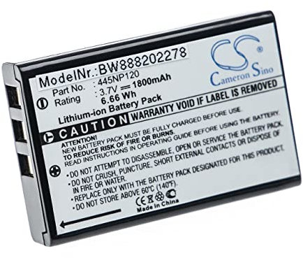 vhbw Batterie Compatible avec D-Link 5-BT000002, DIR-506L, DWR-131, SharePort Go routeur Modem hotspots (1800mAh, 3,7V, Li-ION)