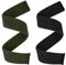 YOOSIDE 22mm Loop Nylon Armband für Garmin Fenix 8 47mm / epix Pro 47mm / Instinct 3 45mm/Fenix 7/6/5, Ultraleichtes Schnell Trocknen Schleife Waschbar Uhrenarmband für Forerunner 965 (Schwarz Grün)