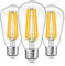 Dimmbar E27 Led Glühbirne, 12W E27 Birne Warmweiss 2700K Ersatz für 120W Glühlampe, Kein Flackern Energiesparlampe, 1600 Lumens LED Lampe, 360°Abstrahlwinkel AC 220-240V Edison Leuchtmittel (3er Pack)