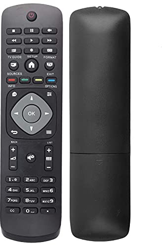 Trevlig TV-fjärrkontroll ersättning för LCD LED Plasma Smart TV, universell fjärrkontroll med direkt kanalåtkomst och ytterligare överföringsavstånd