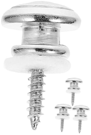 Toyvian Gitarrengurtschloss Gitarre Und Bass Metallgurtverschlüsse Mit -design Gitarrengurtknöpfe Für Einfachen Austausch Und Befestigung