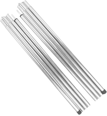 Generisch Zeltstangen für Tarp,Campingstangen für Tarp - Camping-Zeltstangen | 2 Stück verstellbare Planenstangen aus Metall, leichte Baldachinstangen, tragbare Zeltstangen für Outdoor-Camping