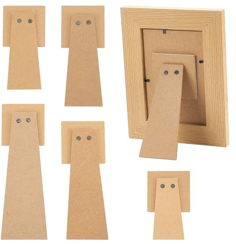 BENECREAT 5 pz Cavalletto Posteriore, 5 Dimensioni Cornice per Foto Cavalletto, Supporto di Ricambio Autoadesivo per Il Retro della Cornice per Foto