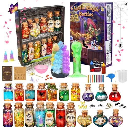 SURFOU Pociones Magicas Niñas, Kit Manualidades Niños 6 7 8 9 12 Años Pocimas Juguetes, 21 Juegos Creativos Mágicos Educativo Navidad Cumpleaño Regalo, Arena Magica
