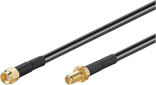 Wentronic WLAN antennförlängningskabel (RP-SMA kontakt till RP-SMA hona) 10 m
