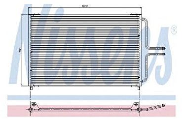 Nissens 94322 Condenseur, climatisation