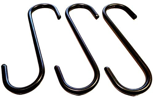 Wrought Iron 6 inch S Hooks - Lot of 3 - Hand Made