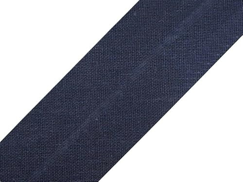 10 meter bomull – snedband/kantband sömband 100 % bomull snedband 18 mm vikta (antracit (56 C))