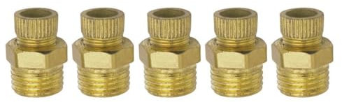 perfk 5 valvole di scarico del compressore d'aria Installazione dell'interruttore di scarico Robusto rubinetto di scarico esterno Tappo di scarico