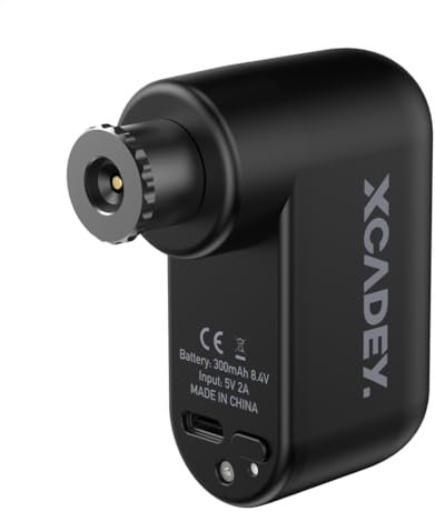 XCADEY Capsule 1 Mini Elektrische Luftpumpe Fahrradpumpe Tragbar Ultra-Mini 100PSI Elektrische Fahrradpumpe mit Typ-C Wiederaufladbarem Akku
