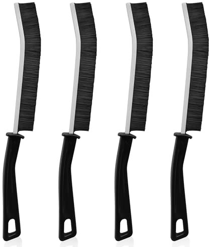 Pack 4 Cepillos de Limpieza Para Hogar - Cepillo Para Ducha Con Cerdas Duras y Juntas