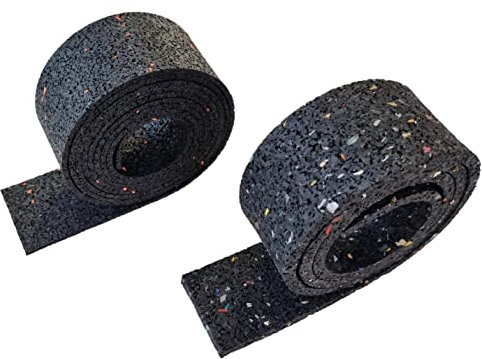 Rolle/Zuschnitt aus Gummigranulat WÄHLEN BREITE: 50mm bis 300mm - STÄRKE: 3 bis 10mm - LÄNGE: 50 bis 10000mm/AUSWAHL: 200mm x 5000mm x 3mm/Terrassenpads Terrassenbau Rollen Unterleger Haus Garten