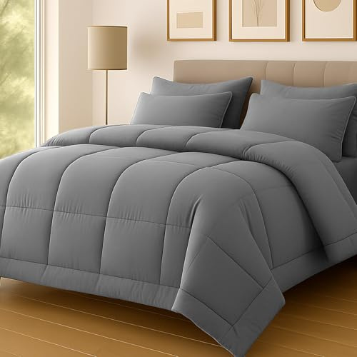 Pamposh Double Duvet 10.5 Tog - Premium Microfiber Coverless Duvet Double - Soft & Breathable Quilt for Cold Nights - Anti Bacterial, Machine Washable, Designed in UK