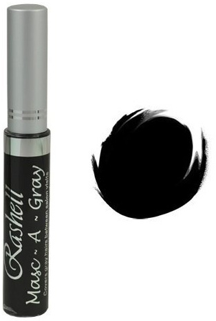 (3 Pack) RASHELL Masc-A-Gray Hair Color Mascara - Black by Rashell