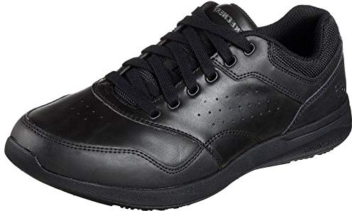 Skechers Elent Velago 65406-BBK, Mens Sneakers,Sports Shoes, Black, 45 EU