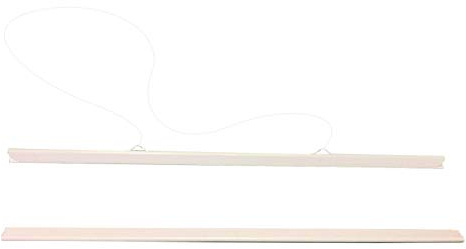 Poster Hanger White Strips + Clear Cord Snaps maps Drawings Poster Grippers A0 A1 A2 A3 A4 1 M (A4 Portrait)