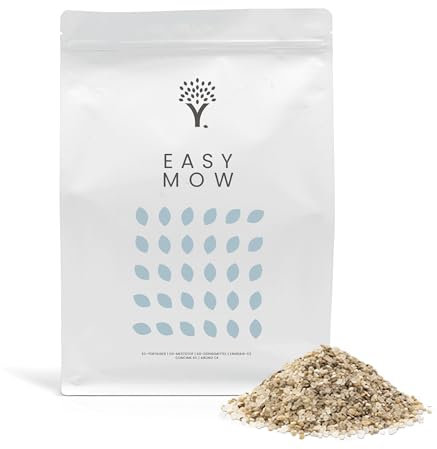 MOOWY Easy Mow Rasendünger mit Langzeitwirkung 100m² - Der Granulat Langzeitdünger mit Wirksamkeit über 90 Tage für Rasen - Geruchloser Frühling- & Sommerdünger - Streuwagen & Handstreuer geeignet