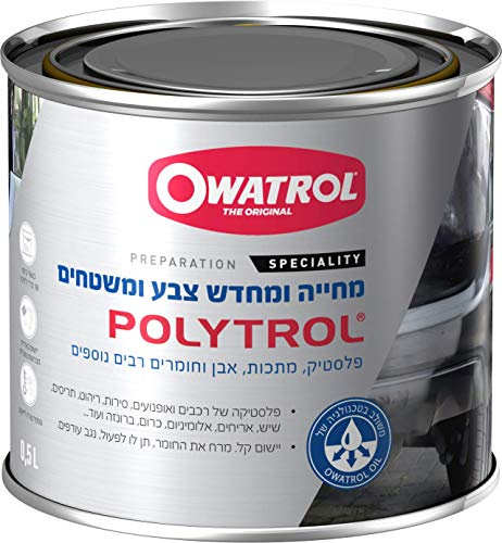 OWATROL Polytrol | Restaurador de color para plástico, metal, mármol, gel, azulejos de fibra de vidrio, pintura | Penetra profundamente en la superficie (tamaño 0,5 litros)