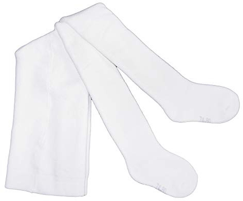 Weri specials termostrumpbyxor barnstrumpbyxor baby och barn frotte strumpbyxor termiska strumpbyxor plysch – med olika mönster och färgvariationer., creme uni, 122-128
