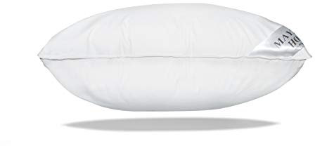 Mayaadi Home Kopfkissen 80x80 cm | 2000g Füllung, 70% Daunen 30% Federn | 100% Natur Bezug aus Baumwolle | Made in Europe | HS6 Daunenkissen
