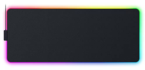 Razer Strider Chroma XXL - Tapis de Souris Hybride avec Fond et Dessus Souples pour des balayages Doux (optimisé pour Les capteurs optiques de la Souris, antidérapant) XXL | Noir