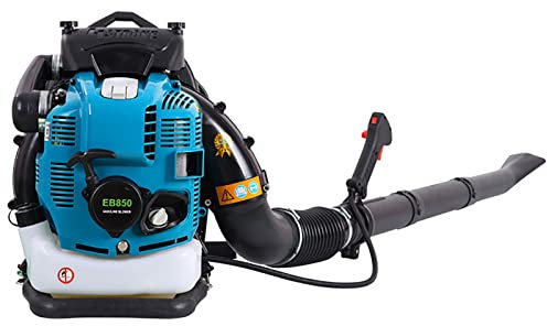 Sopladores Soplador de hojas de mochila 850WH Soplador de hojas de mano inalámbrico Soplador de hojas de gasolina de 85,6 de 4 ciclos con extensión de boquilla para el cuidado del césped y la elimin