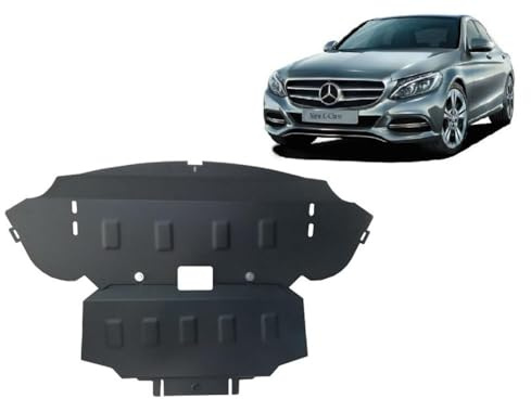 Scut Protection Protección de bajos de motor metálica compatible con Mercedes Clase C W205 (2014-2025)