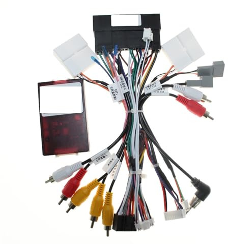 bilradions kablage Bilradio Stereo ledningsnät Kabel Canbus Android 16pin, for Hyundai, for Santa Fe, for Kia, for Sportage K3 Sorento Cerato