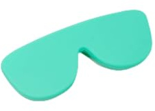 Lups – Funda para Gafas de Vista o Sol de Silicona Flexible, Ultraligera - 29g - Protección Resistente y Lavable, Diseño Universal Adaptable, Estuche Compacto | Turquesa