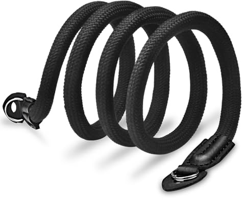 Gmili Camera Strap Correa para Cámara de 100 cm de Nailon, Correa Camara de Fotos para Cámara SLR/DSLR o sin Espejo Kompatibel mit Canon/Fujifilm/Nikon/Sony/Olympus (Negro)